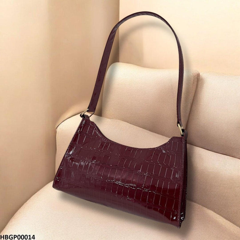 Crocodile Pattern Hand Bag
