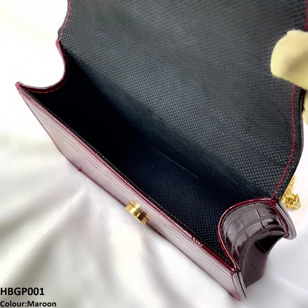 Cut Shaped Ladies Hand Bag/ clutch bag