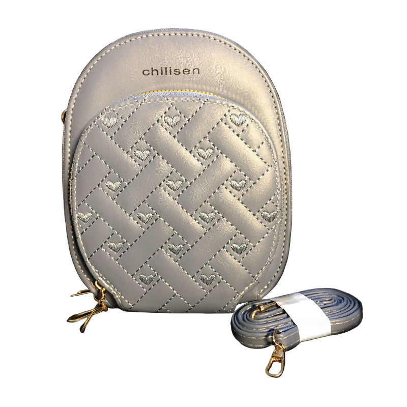 Trendy And Compact Chilisen Women’s Mini Crossbody Bags With 3 Pockets